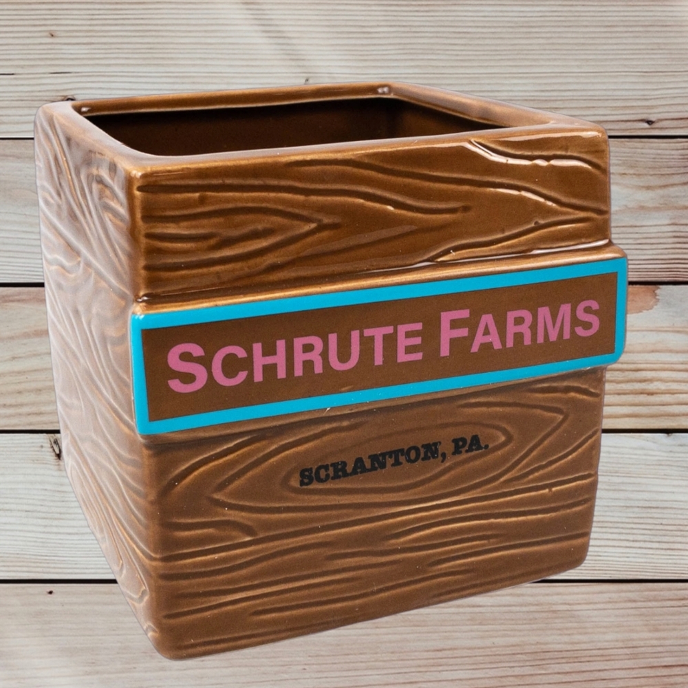 The Office Planter - Schrute Farms - Home Decor - Dwight Schrute - Gift Ideas